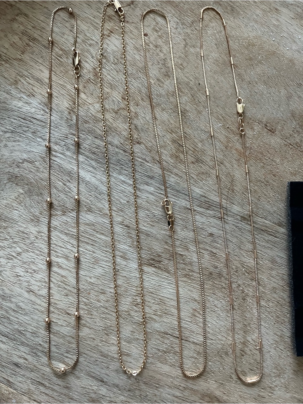 ROSE GOLD NECKLACES AND RING π - Picture 2 of 5